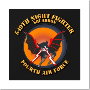 549th NFS - 4th AF w Txt Posters and Art